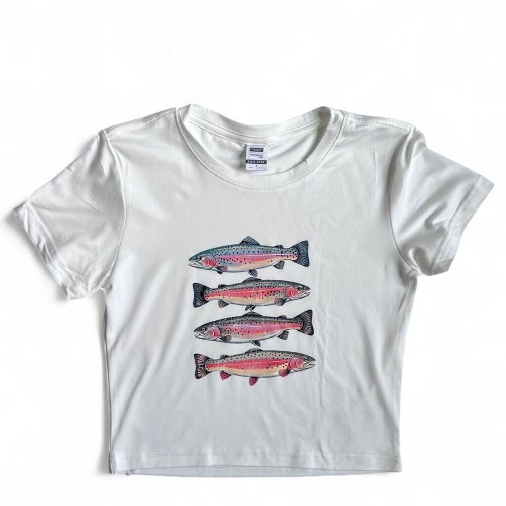 White Graphic T-Shirt Women’s Size Small